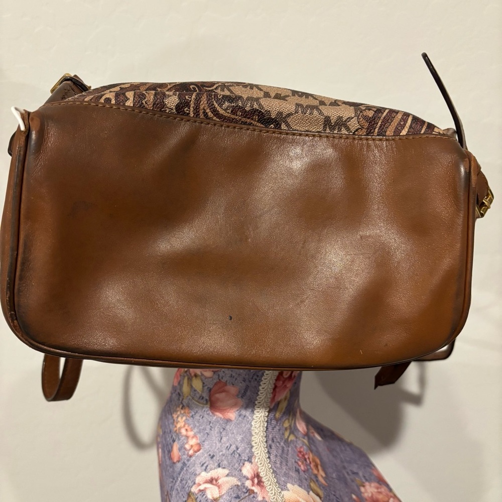 Michael Kors paisley printed canvas and leather backpack - Picture 10 of 14